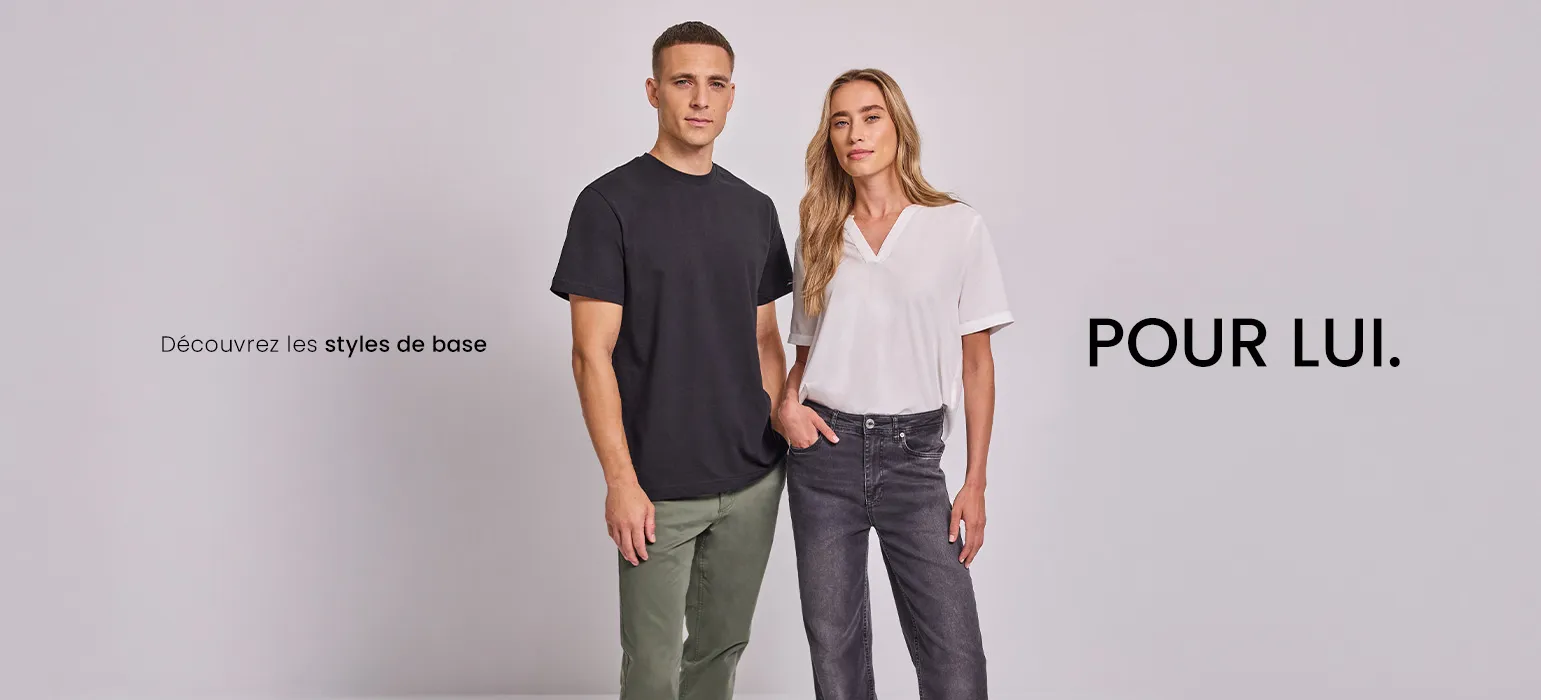 Découvrez les styles de base pour lui.