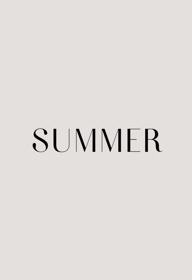 Summer must-haves
