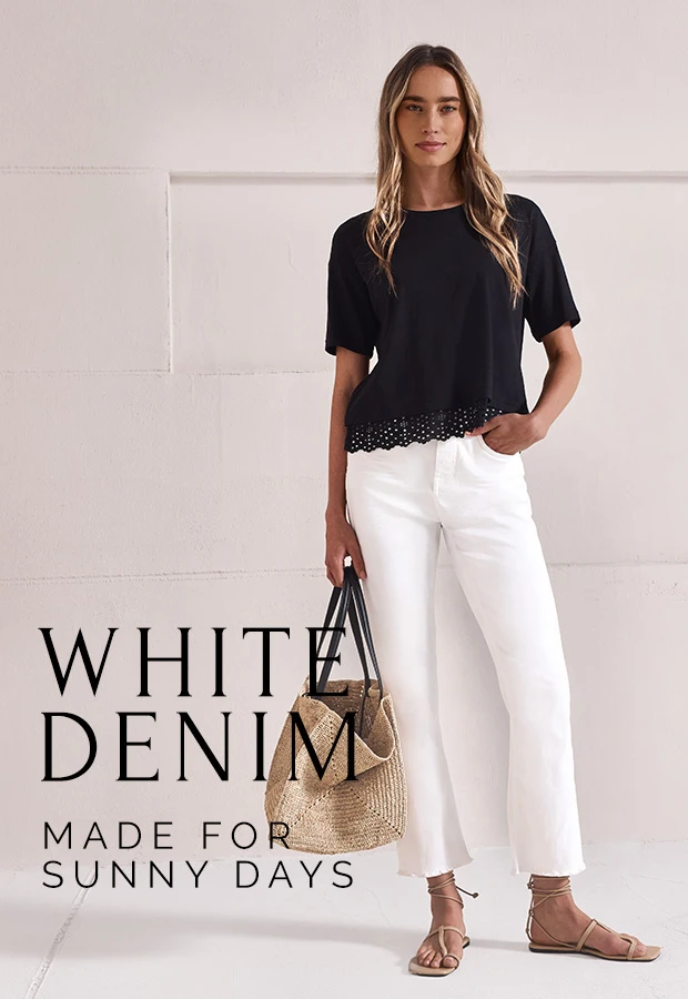 white denim