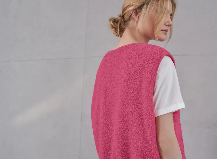 Washed candy pink